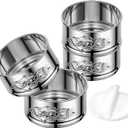 4" Springform Cake Pan, 4 Pcs Stainless Steel Springform Pans with 50 Pcs Paper Liners, Leakproof & Nonstick Cheesecake Pan with Removable Bottom, Small Cake Pan for Mini Pizzas Quiches