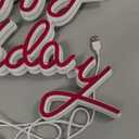 40"/23" Happy Birthday Neon Sign Large - Pink Happy Birthday Sign 12V - Happy Birthday Light Up Sign with Dimmable Switch - 2PCS Happy Birthday LED Sign for Backdrop, Party, Celebration, Decoration