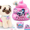 Pets Alive Pooping Puppies (Pug) by ZURU Surprise Puppy Plush, Ultra Soft Plushies, Interactive Toy Pets, Electronic Pet Puppy for Girls and Children (Series 1)