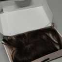 Hairro 100% Human Hair Topper No Bangs, Real Clip in Hair Hairpieces for Women, 3.94x4.72" Silk Base for Thinning Receding High Hairline, 12 Inch Dark Brown Middle Part