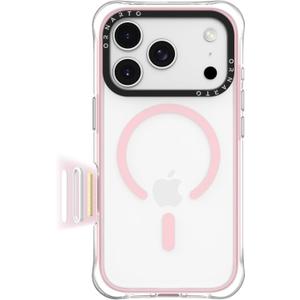 ORNARTO Air Case for iPhone 17 Pro Clear | Military-Grade Drop Protection | Camera Control Button | Compatible with MagSafe | Built-in Air Phone Cover - Pink