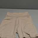 MOREFEEL High Waisted Biker Shorts for Women -3'' / 5'' Tummy Control Butt Lifting Gym Workout Athletic Shorts Yoga Pants (Small-Medium, 03-light Beige-5 Inch)