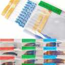 Metal Film Through Hole Resistor Assortment Kit 1/2W (Watt) 42 Values 840pcs 1% 1-2M Ohm Assorted for Led Lights Arduino DIY Electronics Repairs