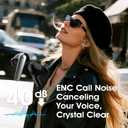 Hybrid Active Noise Cancelling Wireless Earbuds, Noise Cancelling in Ear Headphones for Crystal-Clear Calls & Music, 50H Playtime for Office/Running/Workout (Obsidian)