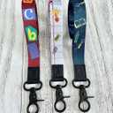 2 x Lanyard for keys Neck Lanyards for ID Badges Holder, Car Keys, Wallet, Keychain for Teacher, Nurse, Doctor