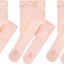 Girls Women Dance Ballet Tights Convertible Transition Leggings for Kids Students Tights 60D (Toddler/Kids/Women) (Pink)