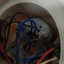 BISELONG 110V-120V 1440-1500W Small Under Sink Tank 2.5 Gallon Water Heater Hot Storage, Mini Instant Electric RV TR Trailer Kitchen Compact, Food Truck 2 PCs 16 Long 1/2FIP Stainless Steel Hose (BI-2.5)