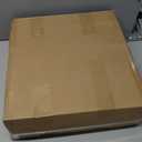 Side Table - Small Round Metal Accent Table for Living Room, Bedroom, Office - Modern Matte Black Pedestal Coffee Table for Small Spaces - 21" Height, Compact Drink Table for Sofa, Corners