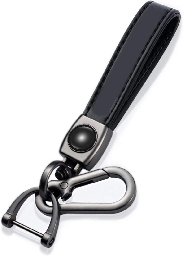 Leather Car Keychain Keyring for Baseball Fans,Car Key Fob Holder Keychain (Jds-as45tr)