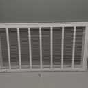 HVAC Premium 32 x 16 Duct Opening Steel Return Air Filter Grille, for 1-inch Filter, Removable Door, Flat Stamped HVAC Vent Cover Grille, Outer Dimensions 34.5 x 18.5