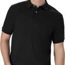 Hanes Men's Short Sleeve Jersey Pocket Polo (Pack of 2) (M)