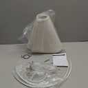 Empire Lamp Shades Set of 2, 6" Top x 16" Bottom x 10.8" High, Large Beige Lamp Shades for Table Lamps Floor Lamps, Natural Linen Lampshades Replacement, Spider, Harp Holders Included, Easy Assembly