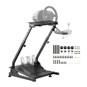 Grefinity Racing Wheel StandHeight Adjustable Steering Wheel Stand Racing Simulator Cockpit for Logitech G920 G29 G923 G27 G25, Thrustmaster T300RS TX F458 T500RS T150 Xbox PS4 PS5 PC