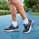 FitVille Wide Walking Shoes for Men Extra Wide Width Sneakers with Arch Support for Flat Feet Heel Pain Relief Plantar Fasciitis - Rebound NEO V1, 13
