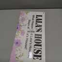 Rustic Decorative Wooden Wall Sign, 30*15cm, Wood, Perfect for Indoor/Outdoor Decor & Occasional Use, What Happens at Lala's House, Stays at Lala's House