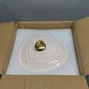 Paris Hilton Enameled Cast Iron Dutch Oven Heart-Shaped Pot with Lid, Dual Handles, Works on All Stovetops, Oven Safe to 500F, 2-Quart, Cream