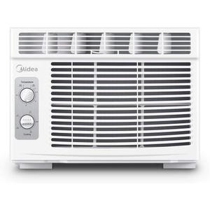 Midea 5,000 BTU EasyCool Small Window Air Conditioner - Cool up to 150 Sq. Ft. with Easy-to-Use Mechanical Controls and Reusable Filter, Perfect for Small Bedroom, Living Room, Home Office (5,000 BTU, White)