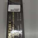 Hot Hair Straightener Brush,Portable Mini Hair Straightener USB Rechargeable 6400MAH,2 in 1 Hair Straightener Comb with Anti-Scald Feature for Women & Men (Black)