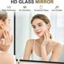 Bathroom Vanity Mirrors for Over Sink, 2 Pack 30"x30" Black Mirrors