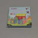 Crenova Magnetic Tiles Toddler Magnet Toys, Mini Magnetic Building Blocks for Kids Ages 3+ Travel Set, Educational Toy for Boys Girls Sensory Play Preschool Learning Classroom Must Haves