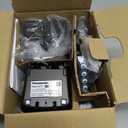 Panasonic Cordless Phone with Answering Machine, Advanced Call Block, Bilingual Caller ID and High-Contrast Display, Expandable System with 2 Handset Cordless Telephones - KX-TGD832M (Metallic Black)