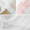 Christmas Sheer Curtain 63 Inch Length 2 Panels Light Filtering Snowflake Window Curtain Red Sheer Voile Curtains Xmas Ball Glitter Sparkle Snow Rod Pocket Window Treatment for Living Room