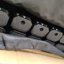 1MORE Soccer Bench - Portable Folding Team Bench, 8 Seats Foldable Sideline Benches, Soccer Chair with Bag & Backrest, Adult Team Chair for Football Camp Sport Events Outdoor Seating. Black