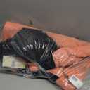 mnml Men's Denim Bomber Jacket (Medium, Orange)