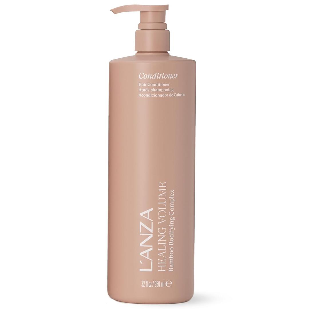 L'ANZA Healing Volume Thickening Conditioner, Boosts Shine, Volume, and Thickness of Fine Flat Hair, Rich With Bamboo and Keratin, Luxury Hair Care (33.8 Fl Oz )