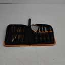 Upgraded Pumpkin Carving Kit for Adults & Kids with Professional Detail Sculpting Tools, Heavy Duty Stainless Steel Knife Set with Carrying Case for Halloween Decoration