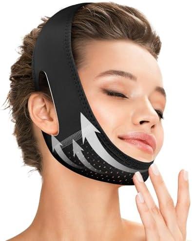 Juskaa Reusable V Line Lifting Mask with Chin Strap for Sleeping