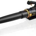 650 CFM Heavy-Duty Cordless Leaf Blower Compatible with DeWalt 20V MAX Battery, 200 MPH with Stepless Variable Speed & Turbo Mode, Battery Powered Handheld Blower for Yard Care & Debris (Tool Only)