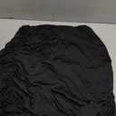 eoeoo Women's Stretch High Waist Ruched Bodycon Double Layer Casual Mini Skirt.XXXS