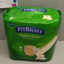 FitRight Adult Diapers, Extra+ Heavy Absorbency, XL (Waist Size 56in-64in), 20 Count, OptiFit Incontinence Briefs for Men and Women, Disposable, Moisture-Wicking, Leak Protection,