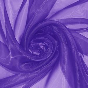 P Pothuiny Sheer Organza Fabric by The Yard, 3 Yards x 60 Inch Wide Bridal Purple Organza Tulle Fabric Roll Shiny Gauze Fashion Dress Sewing Craft for Wedding Party Decorations Backdrop