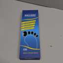 Plantar Fasciitis Feet Insoles Arch Supports Orthotics Inserts Relieve Flat Feet, High Arch (Mens 4-4 1/2 | Womens 6-6 1/2) (Gray)