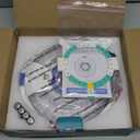 Daviky Automatic Pill Dispenser for Elderly with Alarm, 28-Day Electronic Locked Pill Box, Sound & Light Reminders for Medication, Vitamins, and Supplements (Green)