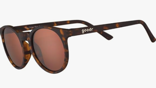 goodr Polarized Round Sunglasses, Small Sized (Circle G), UV400 Protection, No Slip, No Bounce 