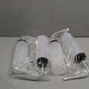 Domensi 4 Pack 1 Liter Hockey Sports Water Bottle with Long Straw BPA Free Easy Squeeze Plastic Bottle for Helmet Sport Football Lacrosse Baseball Gym Yoga(Translucent,Classic)