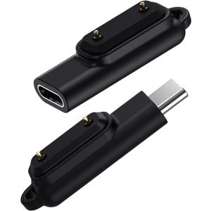 MOTONG Compatible with Huawei Band 10 USB C Charging Dock Adapter, Replacement USB Type C Male + Female Charger Charging Dock Adapter Connector Compatible with Huawei Band 10 / Watch Fit 3