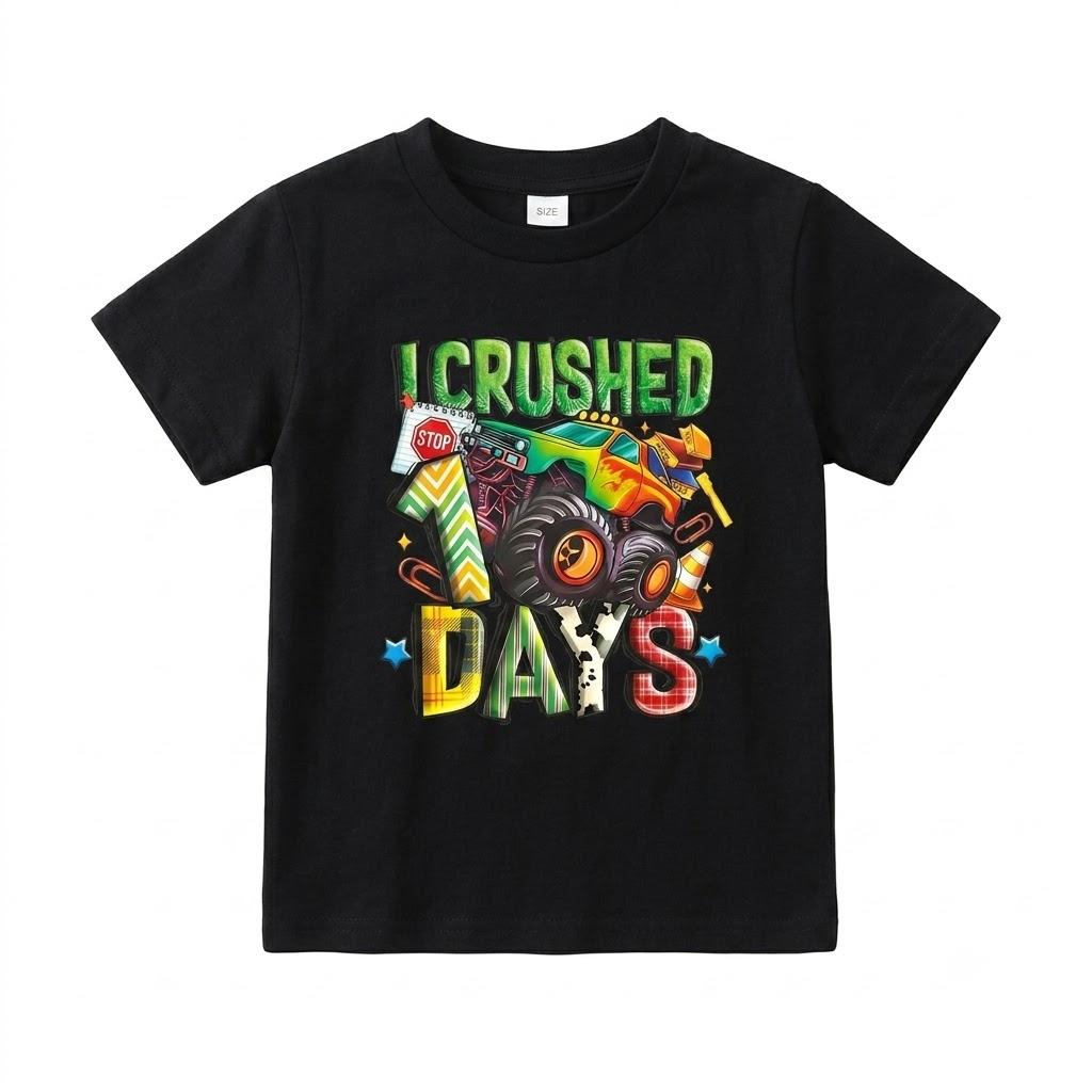 I crushed 100 days tshirt, size 130