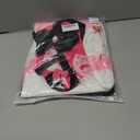 Angel Dust Costume Hotel Angel Dust Red Sweatshirt Shorts Stockings Outfits Halloween Suit for Women (Pink, L)