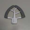 Flex Edge Beater Mixer Attachments for Kitchenaid Tilt-Head Stand Mixers, Mixer Accessory 4.5-5 Quart Beater Scraper Paddle with Both-Sides Flexible Silicone Edges (Grey)