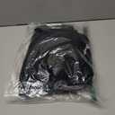 Women's Elegant Velvet Dress Long Sleeve Square Neck Pearl A Line Flowy Bridesmaid Cocktail Party Midi Dresses (Black)