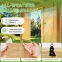 Bamboo Blinds 23x48 inch Bamboo Roman Shades for Indoor Windows Outdoor Patio,Light Filtering Sunshade Roll Up Window Shades,Easy to Install
