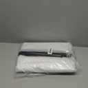 Amylove 20 Pcs 24 x 72 Inch Garment Bags Bulk Hanging Clothes Storage Covers for Closet Organization Dustproof Transparent Dress Suit Bag Set for Wedding Dresses Long Gowns Coats Seasonal Wardrobe (White Black)