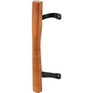 Prime-Line C 1192 6-5/8 In. Sliding Door Wood Pull Black Painted Brackets (Single Pack)