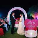 4FT Inflatable Wedding Heart Decoration, Valentine's Day Inflatable Decoration, Suitable for Wedding Celebrations, Proposal Venues, Outdoor Lawns, Gardens, Parties and Other Occasions.