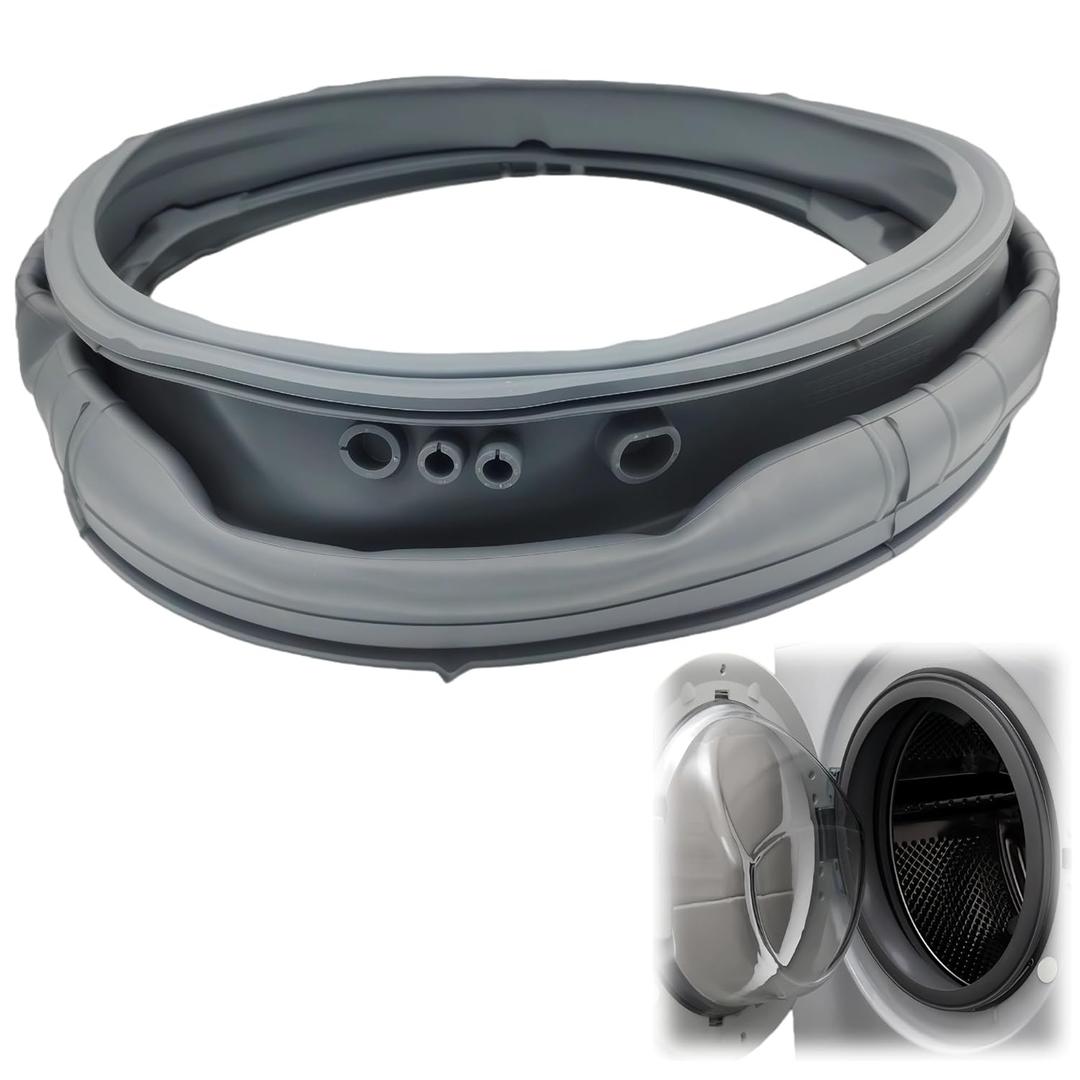 MDS65736915 Washer Door Boot Seal, Front Load Washer Door Gasket Replacement Compatible with WM3400CW WM3500CW WM3600HWA WM3700HWA WM3700HVA, Replaces 4964148 AP6983043 PS12748962