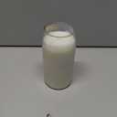 12OZ Iridescent Glass Candle White